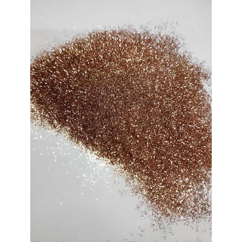 工厂现货超闪耐溶剂闪粉彩妆丝印耐高温亮片六角玫瑰金金葱粉批发