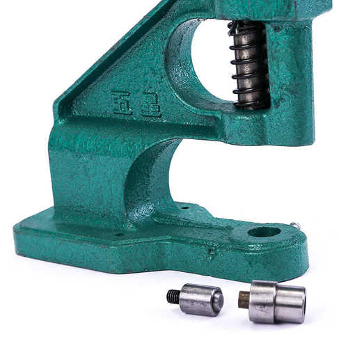 批发现货金属钉扣机手压机手工四合扣皮革纽扣撞钉气眼打扣机绿色