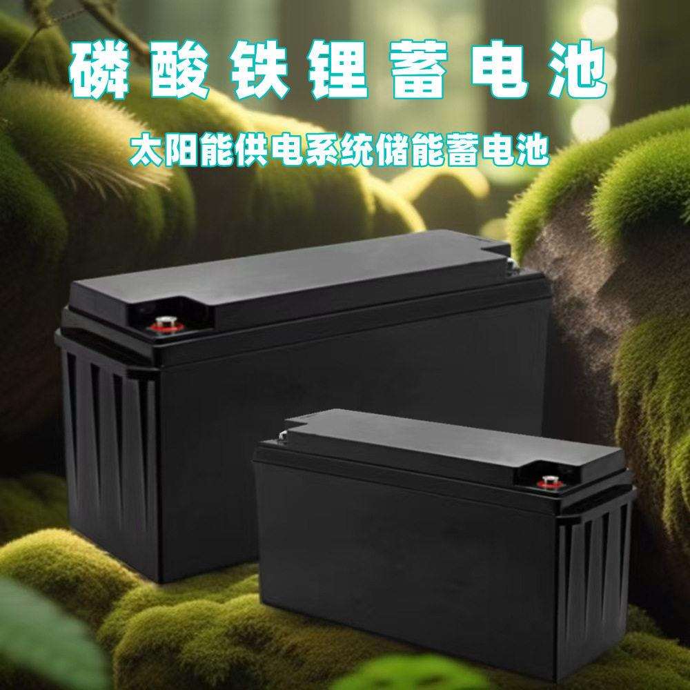 太阳能发电系统供电储能用磷酸铁锂蓄电池轻便安装多容量可选