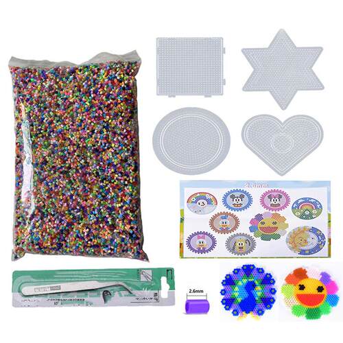 2.6mm Mini Hama Beads Fuse beads Set Puzzles Toy 24 48 72 co