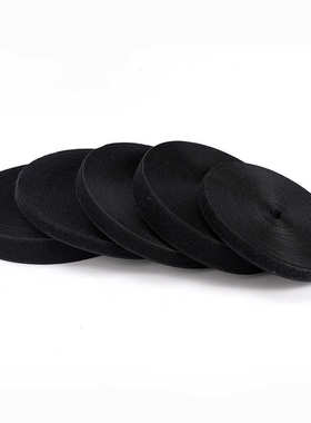 厂家黑色涤沦魔术贴彩色服装箱包刺毛粘扣带白色勾毛面箱包魔术贴