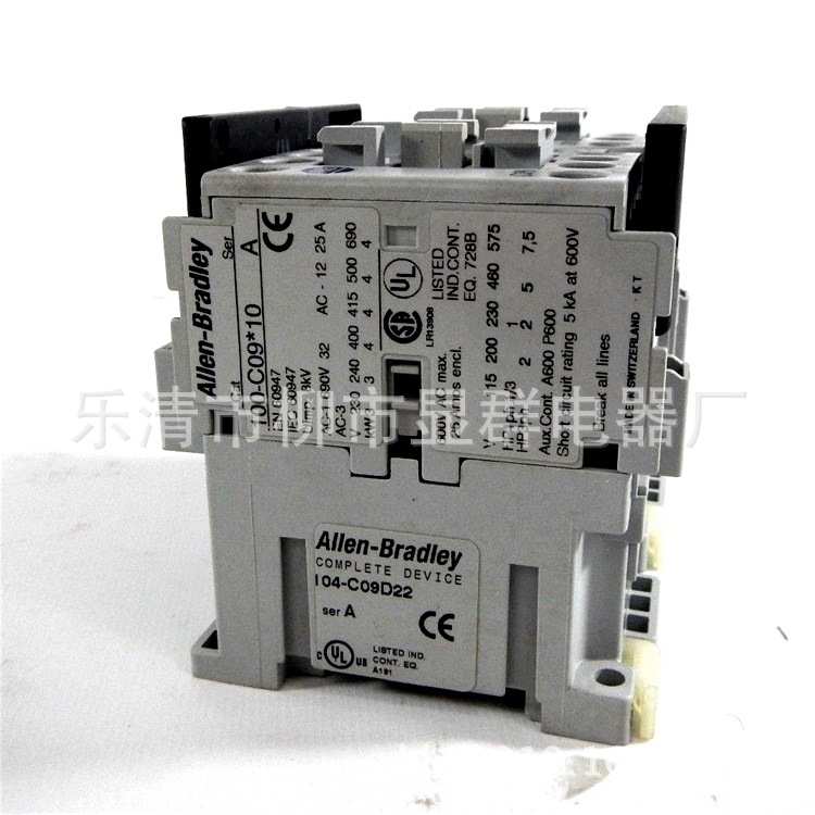 AB 罗克韦尔 接触器 104-C09D22  104-C09KF22 连锁接触器 AC110V