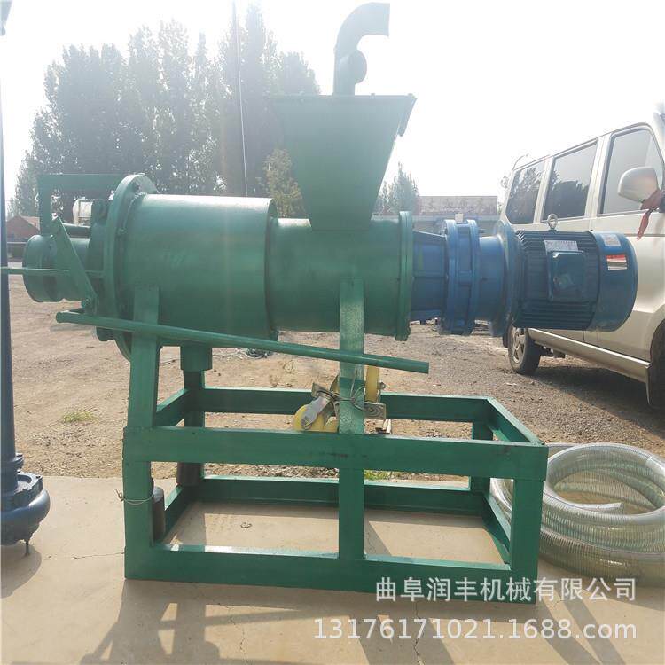 不锈钢酒糟固液脱水机猪牛羊粪便挤干机厨房泔水螺旋分离设备
