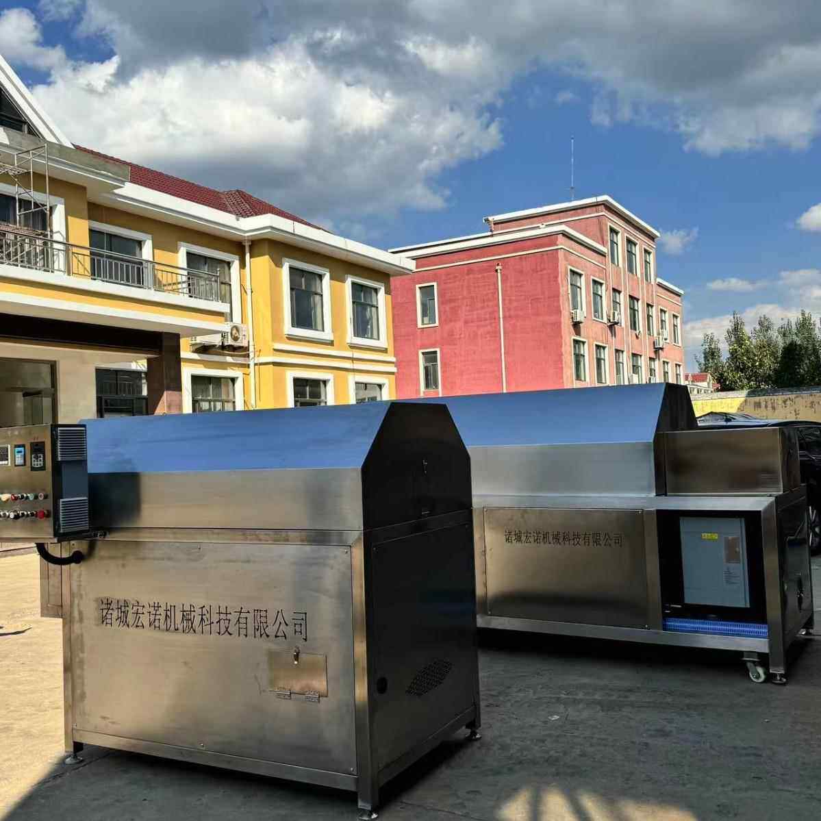 现货销售瓜子花生炒货机多功能腰果滚筒炒锅电磁炒货机多少钱一