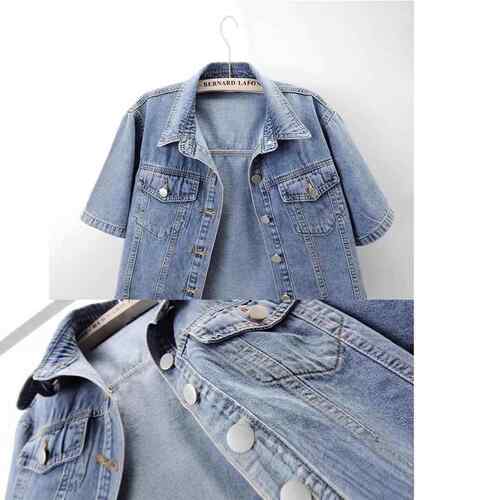 Cowboy jacket for women in short season, looking slim and