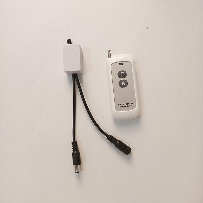 吊车监控无线摄像头路由器电源遥控开关DC子母头控制器5V12V9V24V