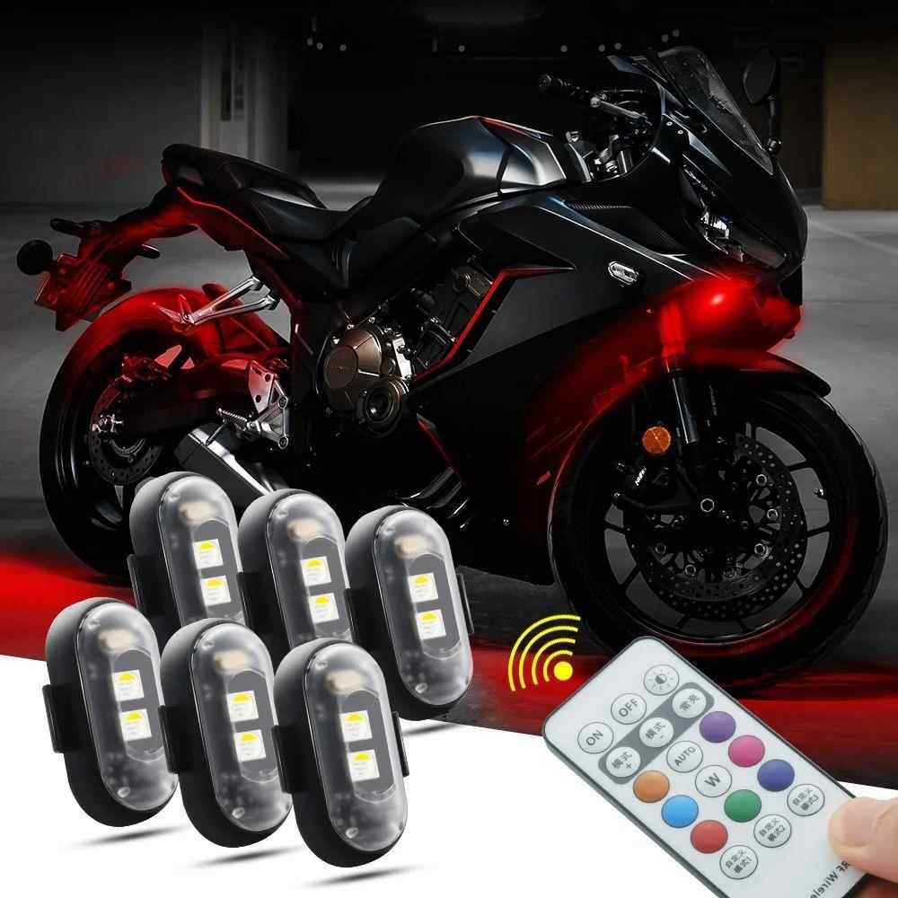 RGB Led Aircraft Strobe lights Motorcycle Lights LED Flash P