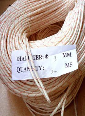 黄蜡-内径玻璃纤维油漆红蓝 耐高温无50mm1 双层套管管碱条纹管