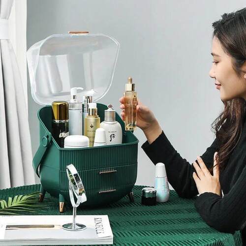 Cosmetic Storage Box Bathroom Big Capacity化妆品防水收纳箱