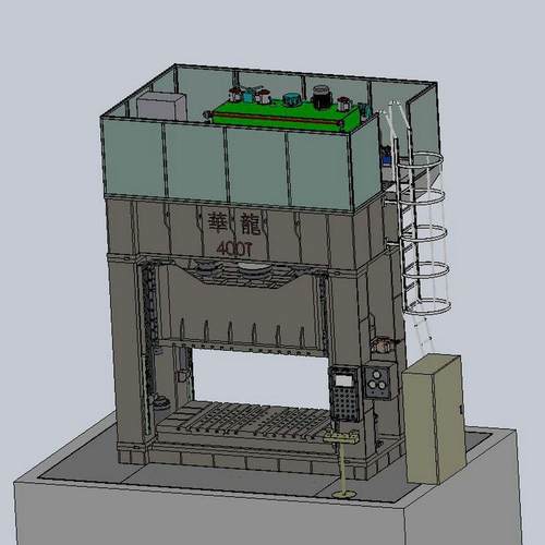 高精度框架式液压机伺服压力机四柱液压机小型快速油压机快速油压