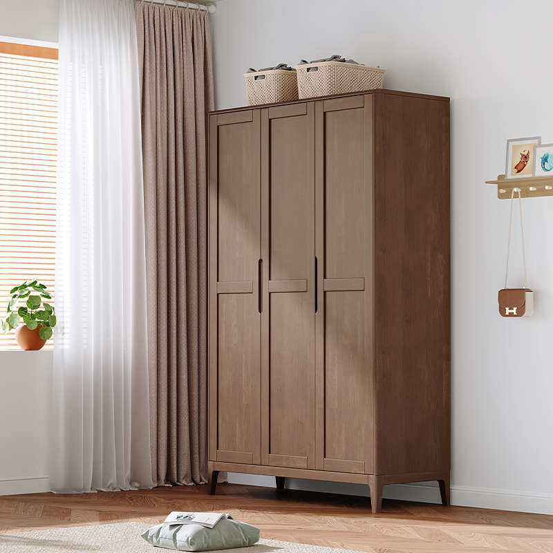 北欧实木衣柜日式组装收纳柜子家用衣橱卧室民宿家具两门原木衣柜,住宅家具,独立衣柜,淘宝优惠券,粉丝福利购,淘宝优惠卷