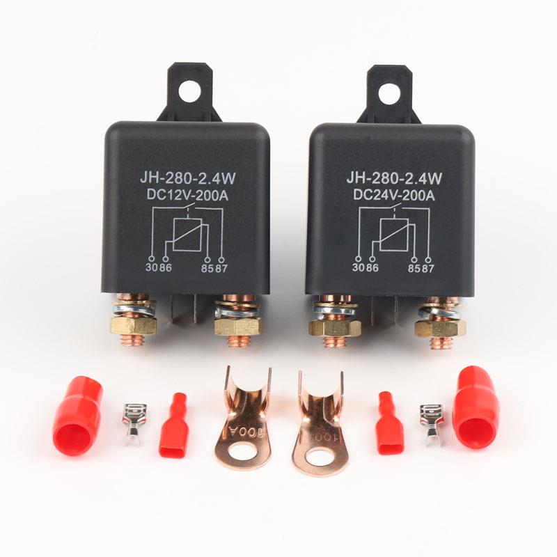 100A/120A/200/电250AA大电流继继电器12V24v48V汽车启动器dzyqj4