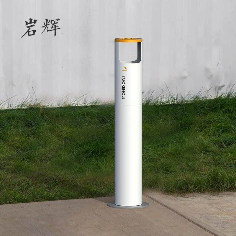 户外立式灭烟柱 大号不锈钢烟蒂柱商场吸烟区烟灰缸香烟头定制