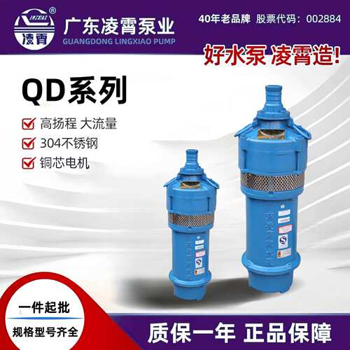 广东QD潜水泵降水农用灌溉喷灌家用工业农用灌溉大流量抽水机