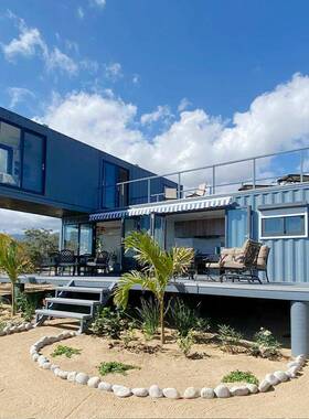 简易快拼箱彩钢办公室集装箱农村组合房屋拼装式箱房住人活动板房