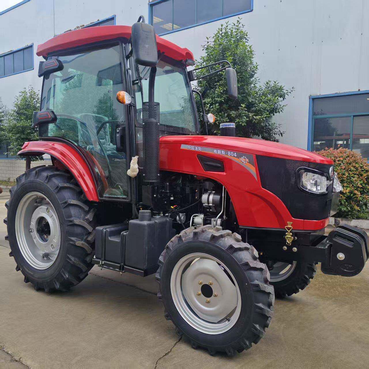 804轮式农用旋耕机水旱两用四驱大马力旋耕开沟开垄低油耗拖拉机