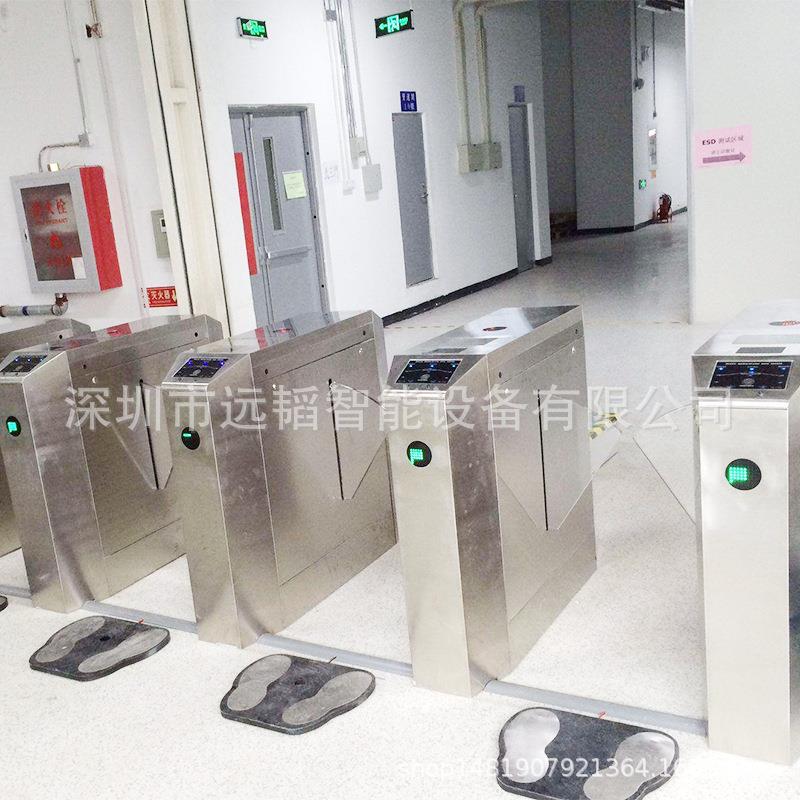 工厂人体综合静电测试翼闸通道设备ESD门禁考勤系统车间静电通道