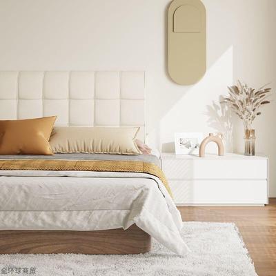 头软包靠垫床榻头板榻米床头罩床TQS简约双大人靠背垫可拆洗