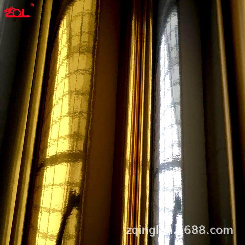 不锈钢贴纸拉丝金拉丝银自粘金色银色家具翻新贴纸亮面PVC墙纸