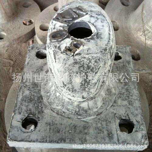 专业生产船舶码头50KN方底羊角型系船柱 五金配件不锈钢系船柱