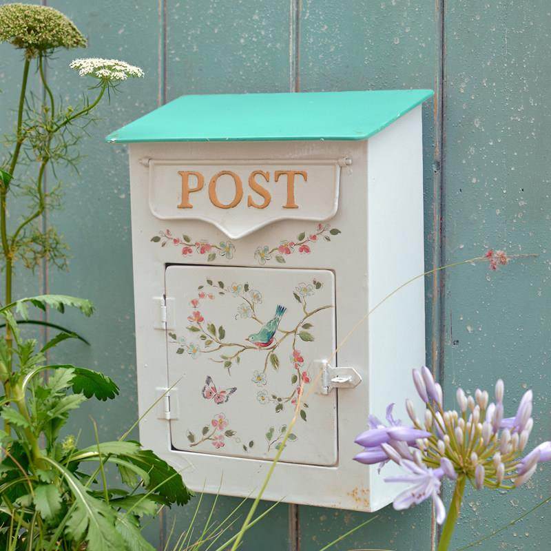 森得源欧式铁艺信箱花鸟清新风花园摆设收纳家居饰品壁挂装饰摆件,家居饰品,壁饰,淘宝优惠券,粉丝福利购,淘宝优惠卷