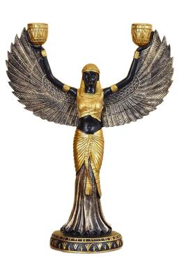 埃及女神人物雕塑摆件简约家居大厅装饰伊希斯工艺品民族风手工