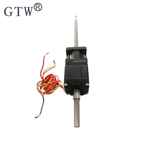 28滚珠丝杆步进电机/贯通式/微型小体积/贯穿式直线螺杆特殊电机