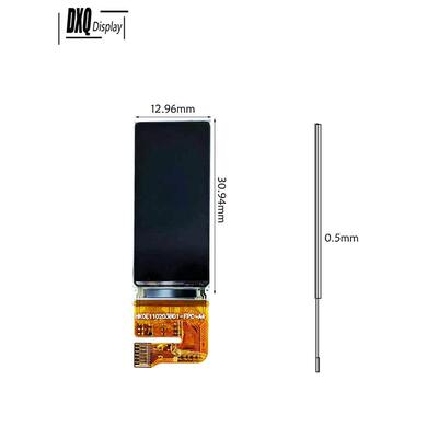 1.1寸AMOLED彩屏条形屏126*294可打样触摸/排线SPI接口智能穿戴