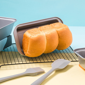 德国cenz吐司模具烘焙烤箱家用烤面包模具加深不沾长方形土司盒