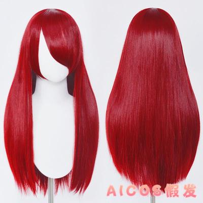 正品AIOS 60CM长发万用 直古装s动漫长发毛C娘造型co假发假毛