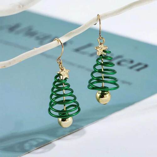 1 Pair Christmas Dangle Earrings Christmas Earrings Christma