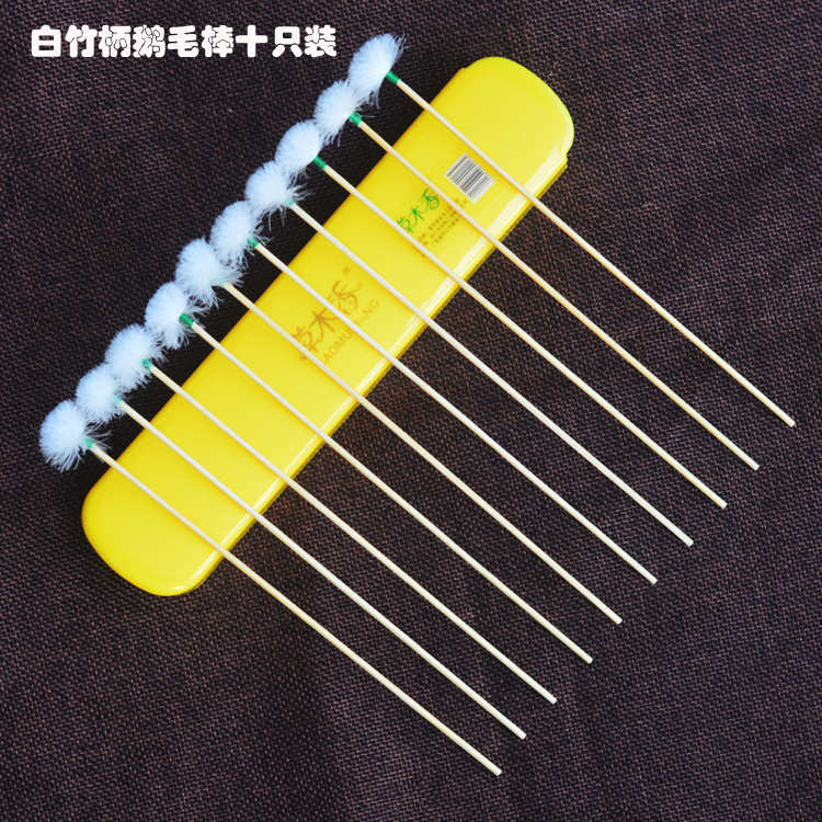专业采耳工具掏耳朵套装鹅毛棒扫耳挖耳马尾打耳朵毛毛掏耳神器
