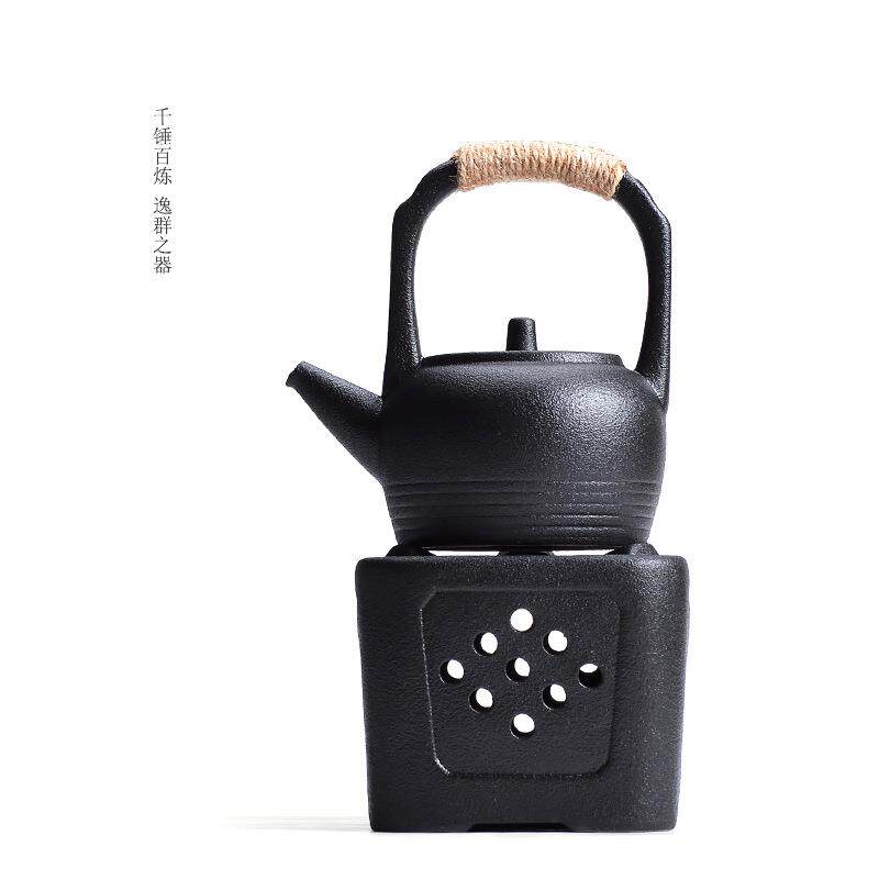 日式陶瓷茶炉炉家烧用小型酒精灯FRL茶迷你煮茶蜡烛加热温茶器碳