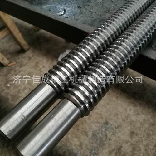 梯形丝杆加工Tr20T30T40T50机床传动丝杠螺杆左右旋来图来样非标