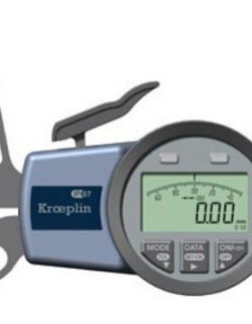销售德国kroeplin数显式管壁厚度测量卡规K450