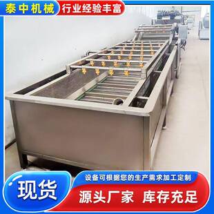 恩施大黄去泥去皮清洗机百合鹿茸气泡清洗机中草药清洗加工设备