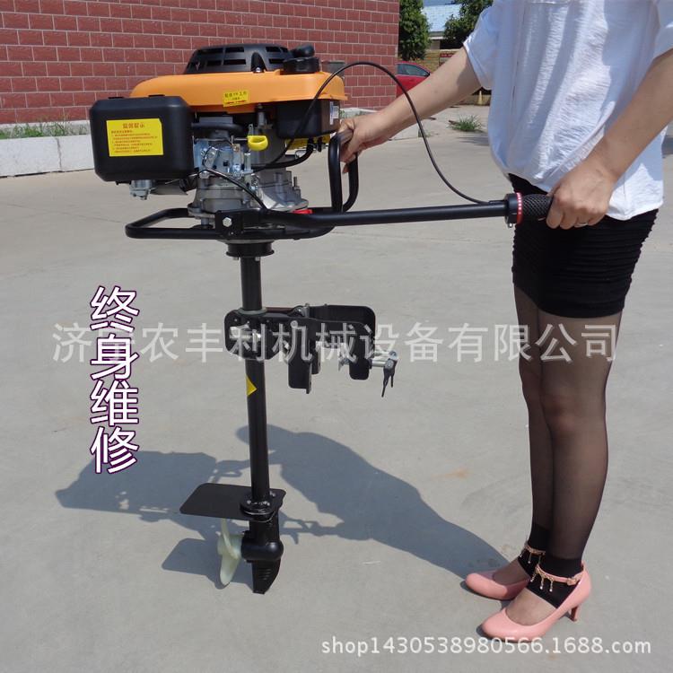 柴油汽油推进器小型船挂机生产厂家直销船尾挂机螺旋桨价格