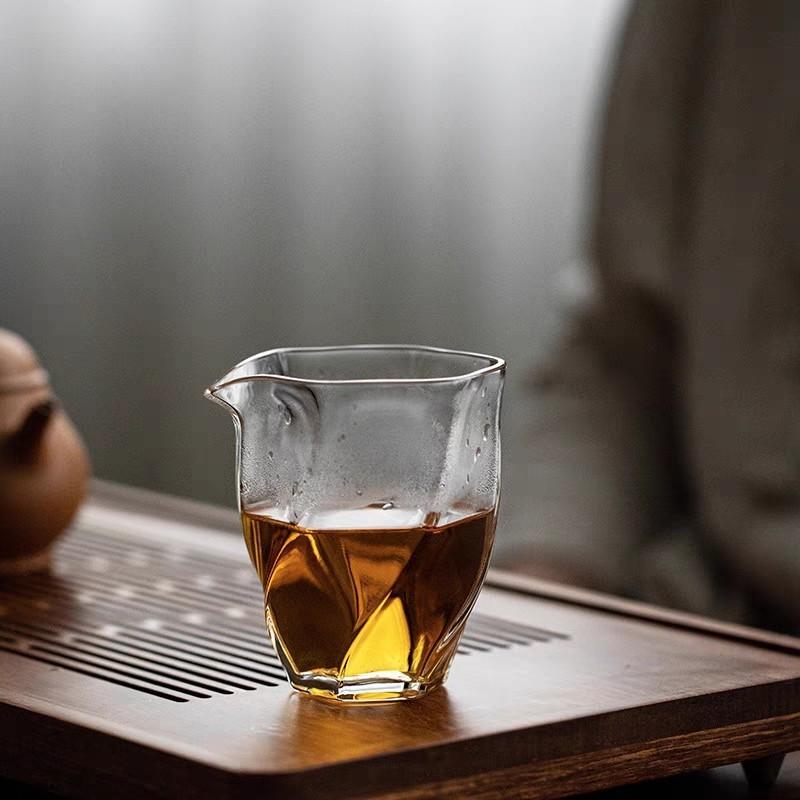 功夫茶厂家批发玻璃透亮公道杯