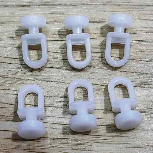 窗帘轨道塑料配件滑轮挂钩通用式