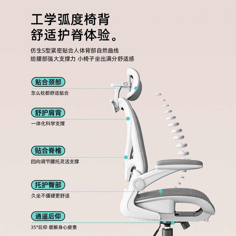 办公椅职员电脑椅 人体工学椅久坐不累座椅 办公室椅子宿舍电竞椅