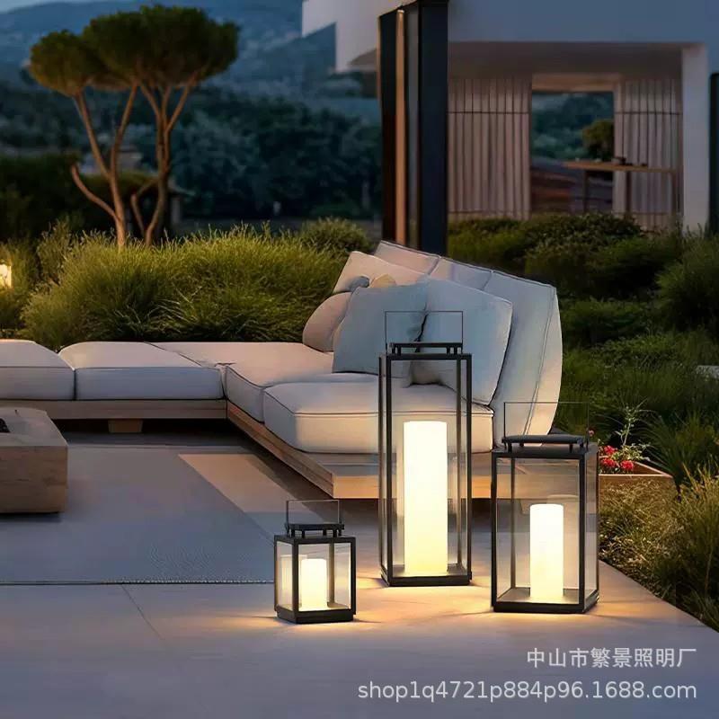 户外太阳能灯草坪灯防水别墅花园落地灯庭院灯手提台灯院子氛围灯
