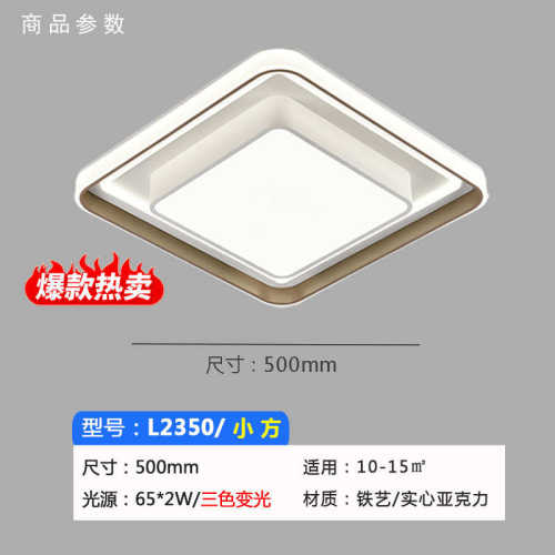 客厅吸顶灯直销热卖大气卧室简约中山感灯具厂现代智能高级灯房间