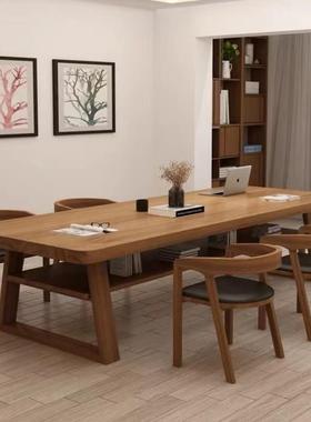 实木脑桌简约现24728客厅大书桌工作台代学生阅电读学习桌用双家