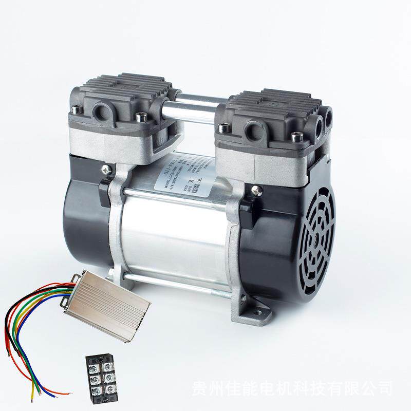 锦穗科技12V24V200W车载直流压缩机静音无油微型气泵小型空压机