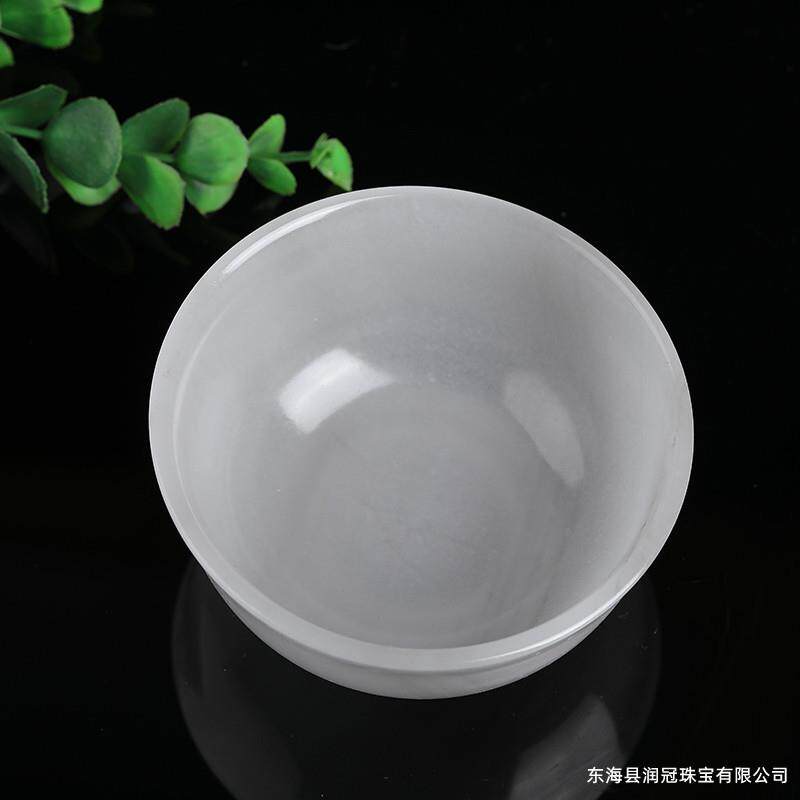 天然玛瑙玉水晶碗 聚宝盆玛瑙酒杯茶杯手工雕刻 工艺品摆件