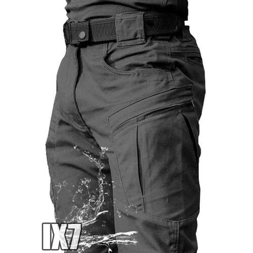 Men City Pants Cargo Trousers Multi-pocket Waterproof Wear-r