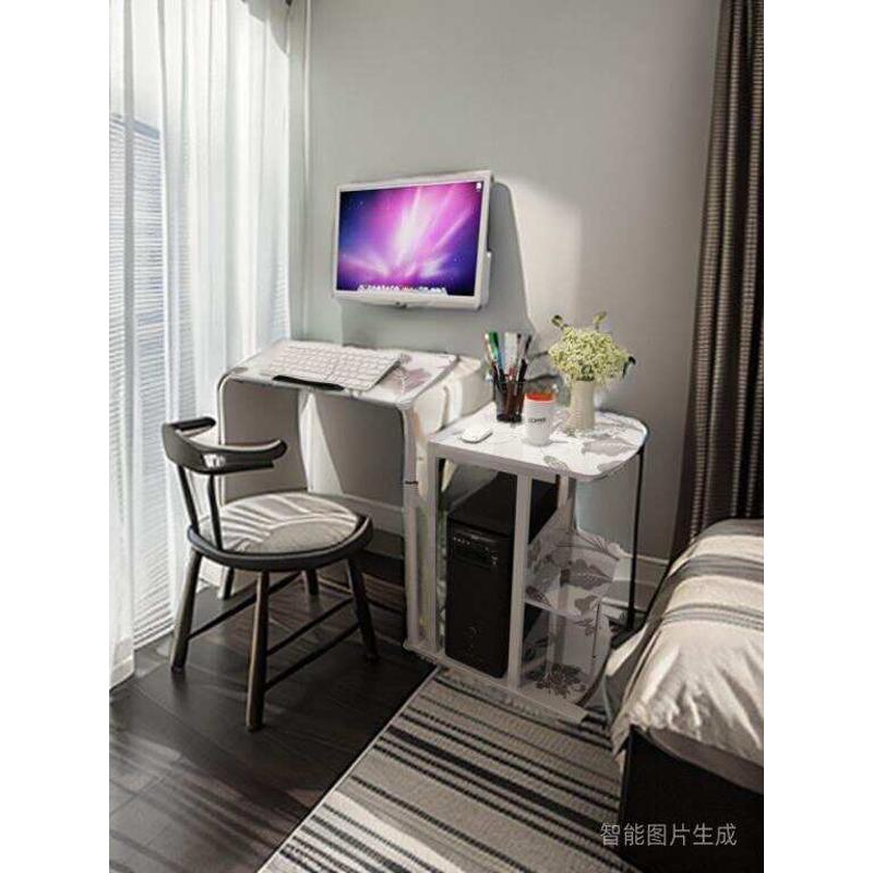 L7懒人电脑桌悬挂台式家用桌床边桌可折叠升降移动桌笔记本床