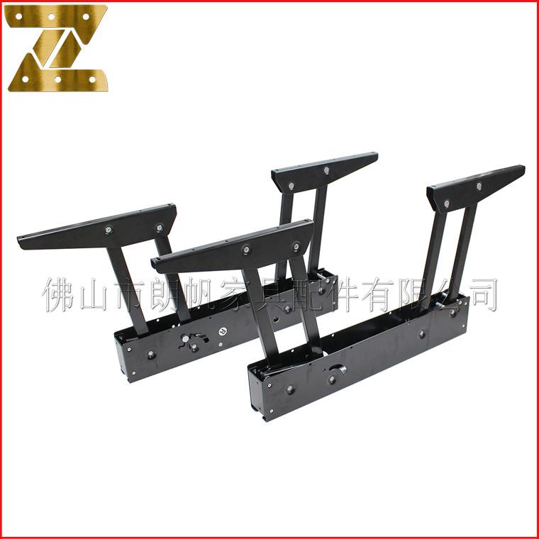 多功能家具五金茶几变餐桌节约空间带缓冲小双联动茶几升降架