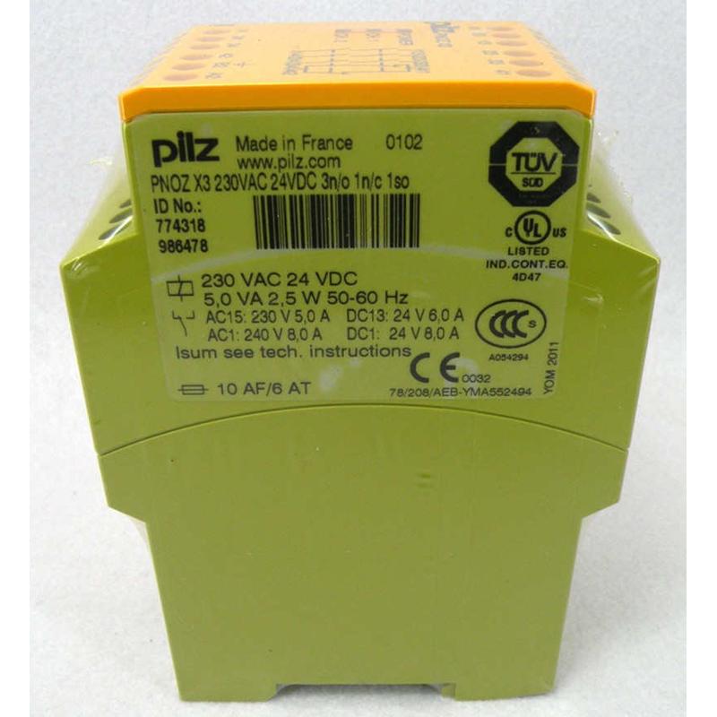 3德l国Piz皮尔兹安全继电器PNOZ X X4 X3P 774318 773104 7773PNO