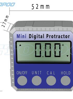 ETPOO锌合4金*9度0.1度数显倾角盒角O084度仪水平仪